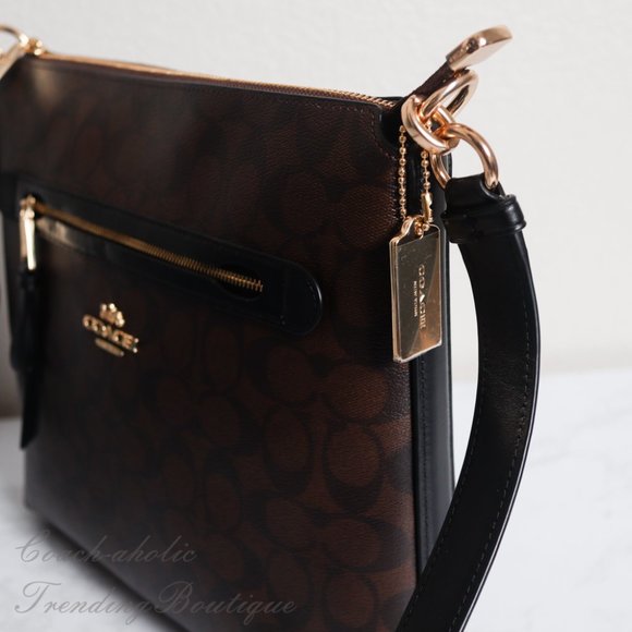 Coach Bags Nwt Coach Mae File Crossbody In Signature Canvas Poshmark